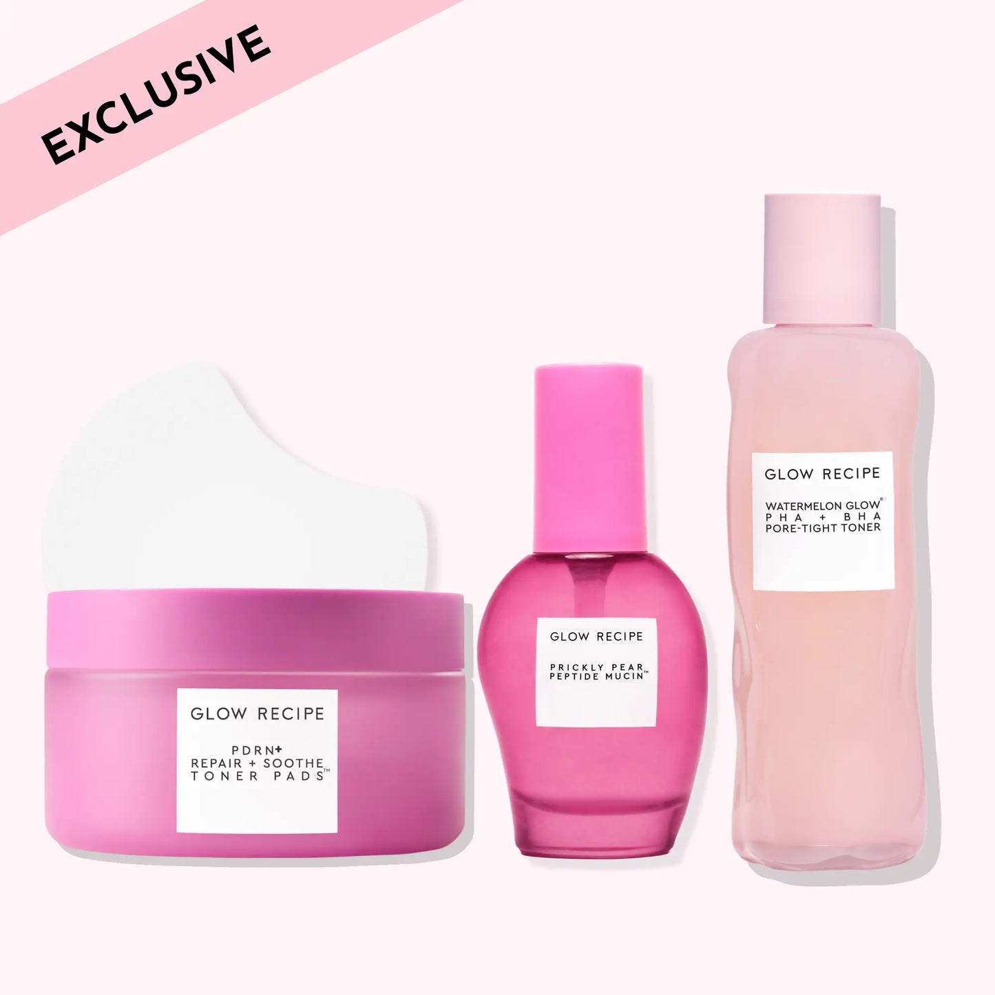 Glow Recipe PDRN+ Repair + Soothe Korean Toner Pads - Korean Facial, Repair Skin, Reduce Redness, Vegan