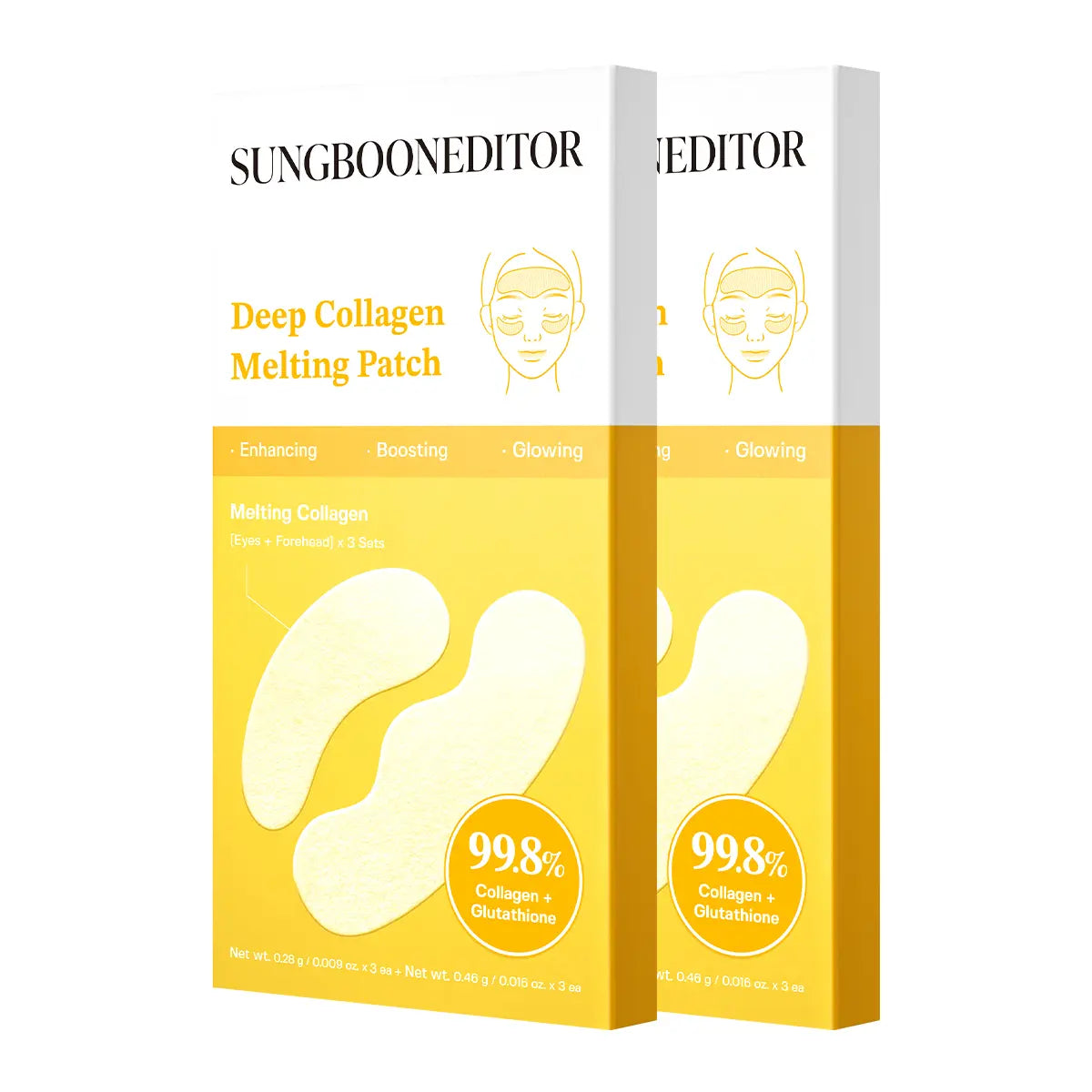 Sungboon Editor - Deep Collagen Melting Patch (6 Pcs) | 95% HIGH-CONCENTRATION DISSOLVABLE COLLAGEN PATCHES