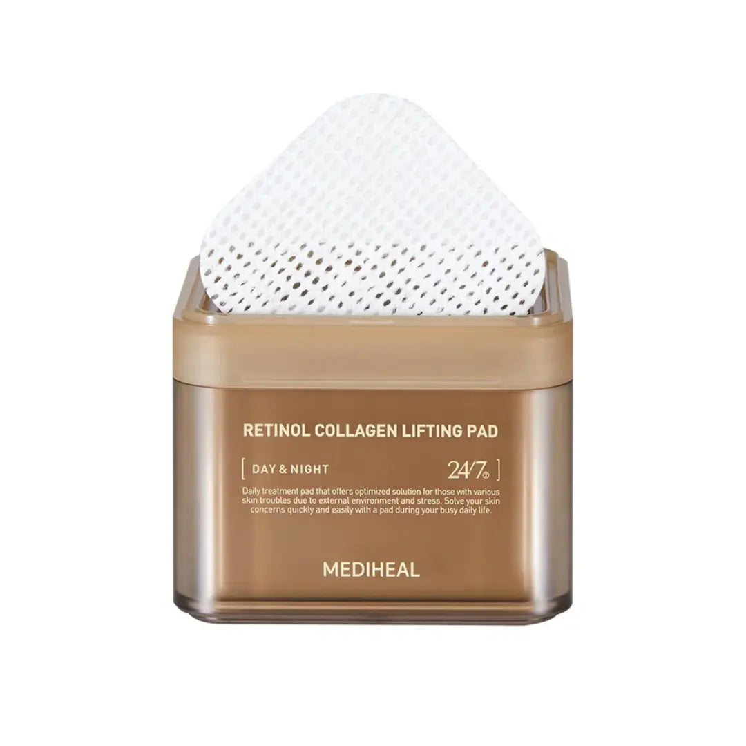 Mediheal Calming + Lifting Tonerpad Madecassoside Retinol Skin Selfcare Set Cleansing Skincare