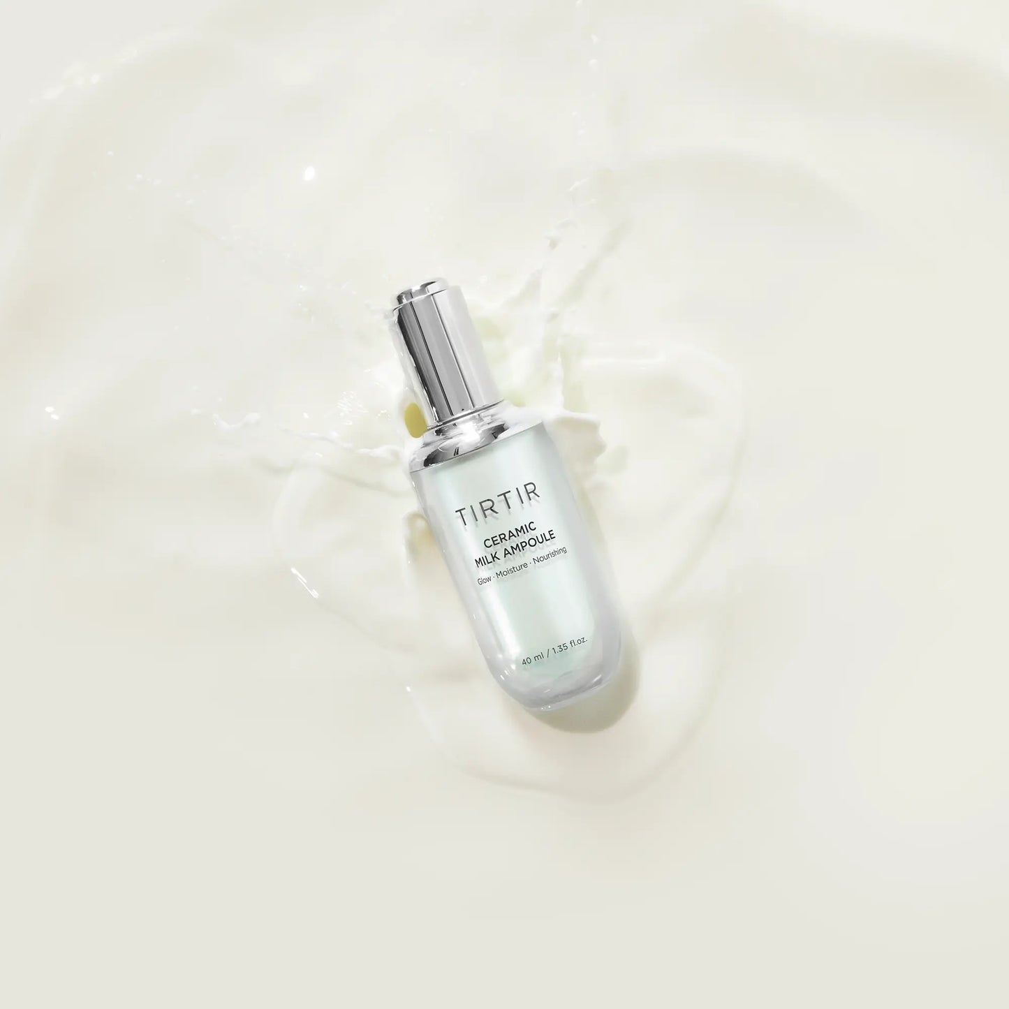 [TIRTIR Official] Ceramic Milk Ampoule 40Ml Hydrating Moisture Skincare Serum