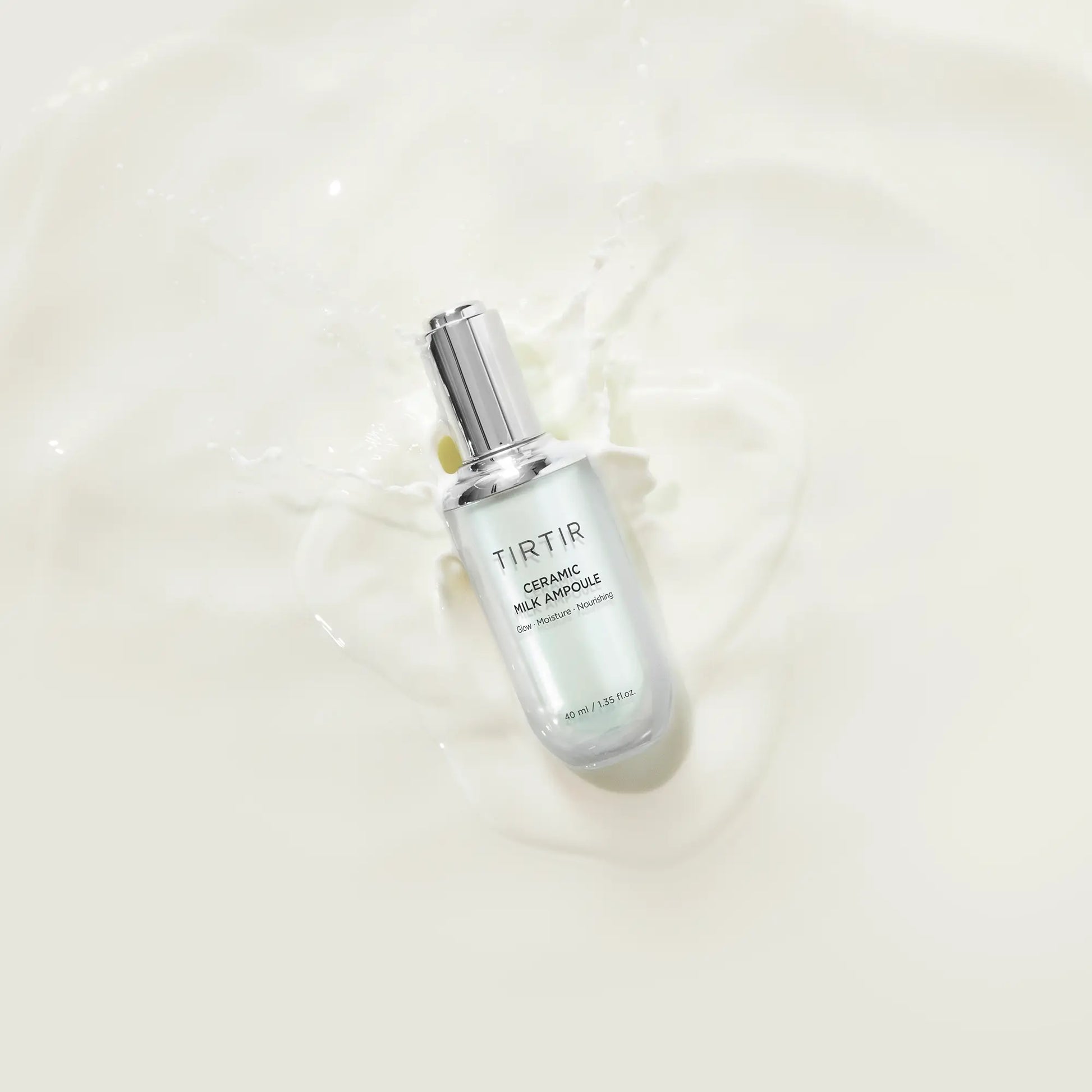 [TIRTIR Official] Ceramic Milk Ampoule 40Ml Hydrating Moisture Skincare Serum