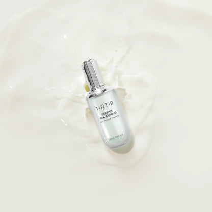 [TIRTIR Official] Ceramic Milk Ampoule 40Ml Hydrating Moisture Skincare Serum