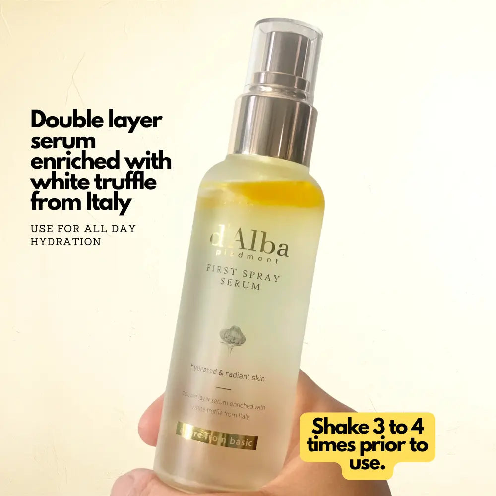 D'Alba Piedmont First Spray Serum 100Ml | Moisturizer Mist | Korean Skincare |