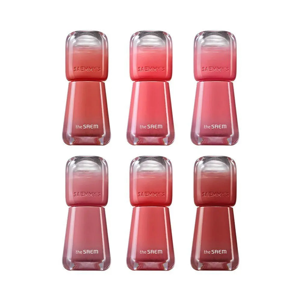 THE SAEM Ade Shot Tint Korean Lip Tint Vibrant Color Palette, Long-Lasting Formula, Hydrating & Nourishing, Precise Applicator