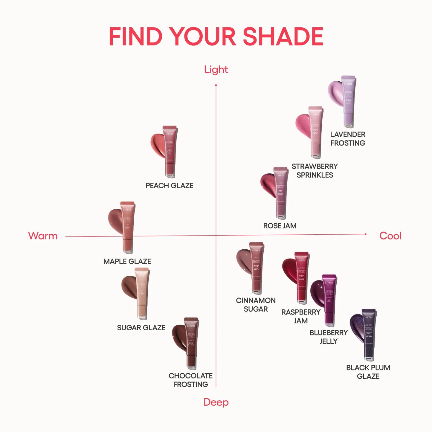 Laneige Glaze Craze Tinted Lip Serum Extension, Cool-Toned Shades, Limited Edition