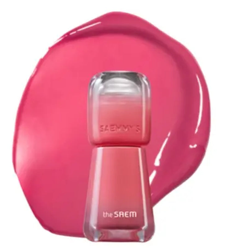 THE SAEM Ade Shot Tint Korean Lip Tint Vibrant Color Palette, Long-Lasting Formula, Hydrating & Nourishing, Precise Applicator