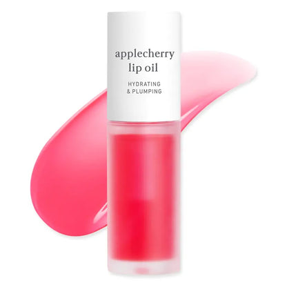 Nooni Korean Apple Lip Oil + Lip Stain | Glossy Lip Stain, Tinting & Long Lasting, Moisturizing Lip Care (13 Options) Hydrate Lipgloss Lipstick Makeup Glossy Hydrating Moisturizer Plump Transfer-Proof