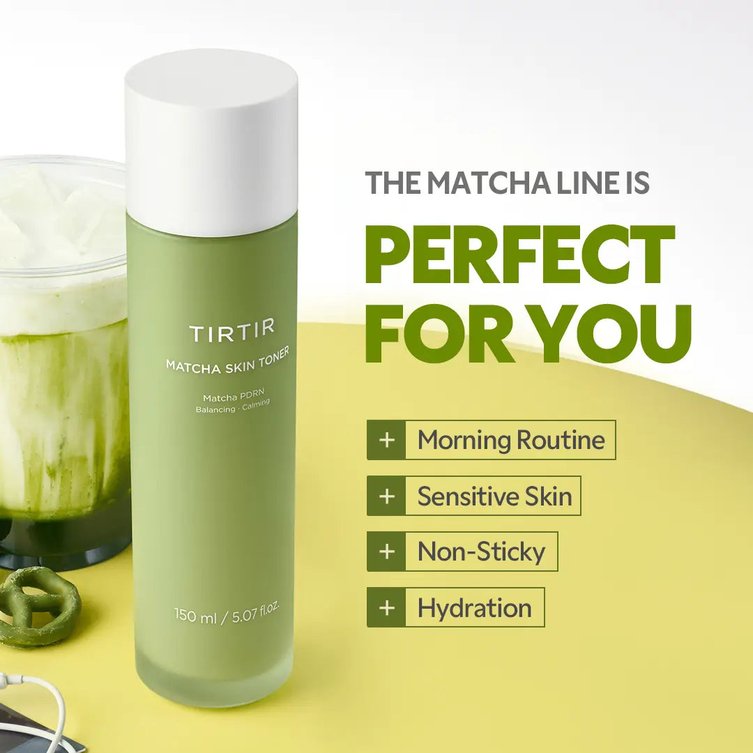 [TIRTIR Official] Matcha Soothing Skin Set | Redness Relief & Deep Hydration