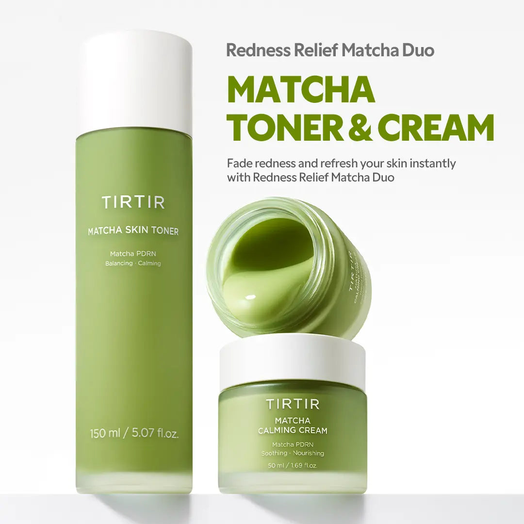 [TIRTIR Official] Matcha Soothing Skin Set | Redness Relief & Deep Hydration