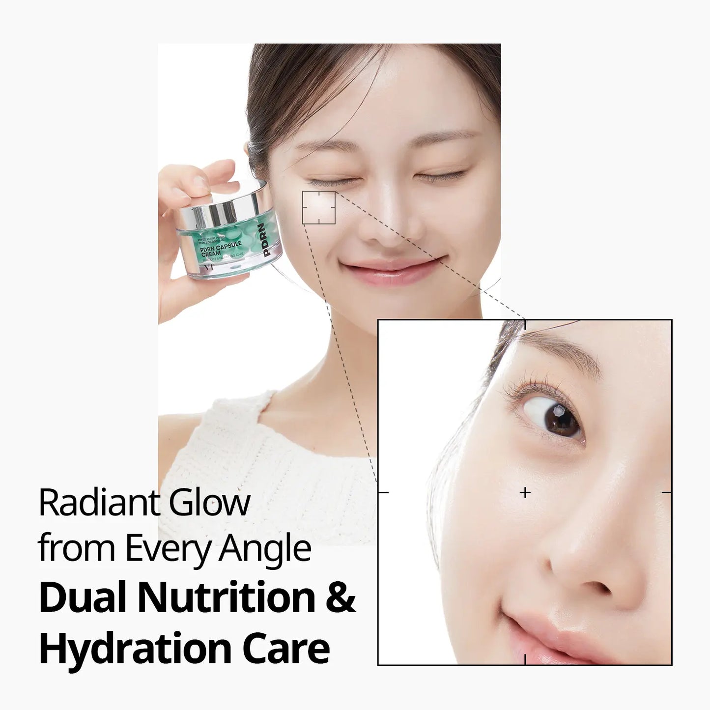 [VT Official] PDRN Capsule Cream 50Ml / Vegan Salmon DNA, 100,000 PPM PDRN, Viral PDRN Capsule Cream, Enhanced Absorption Ceramide Infused Ceramide Panthenol Moisture