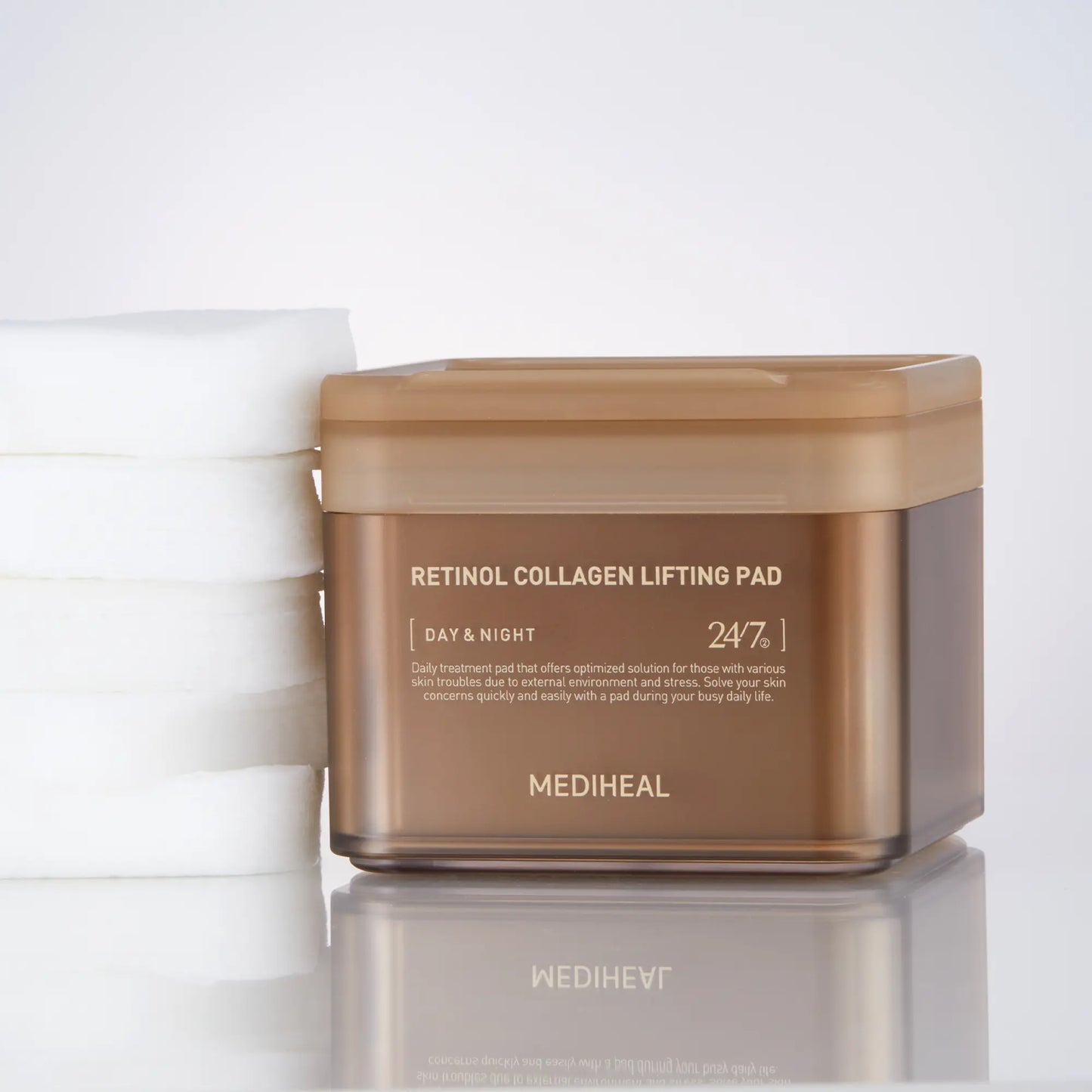 Mediheal Calming + Lifting Tonerpad Madecassoside Retinol Skin Selfcare Set Cleansing Skincare