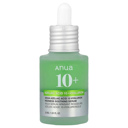 Anua Azelaic Acid 10 Hyaluron Redness Soothing Serum, 1.01 Fl Oz (30 Ml)