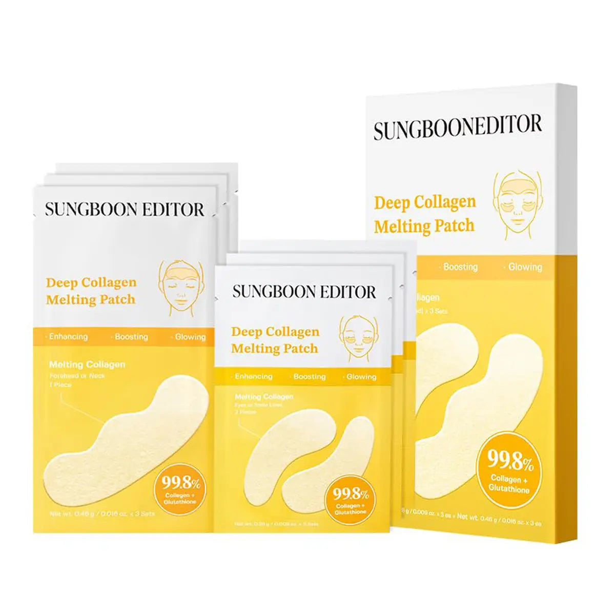Sungboon Editor - Deep Collagen Melting Patch (6 Pcs) | 95% HIGH-CONCENTRATION DISSOLVABLE COLLAGEN PATCHES