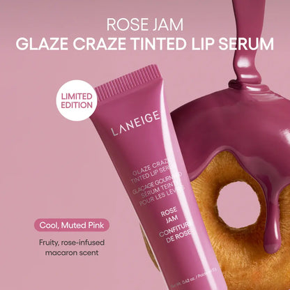 Laneige Glaze Craze Tinted Lip Serum Extension, Cool-Toned Shades, Limited Edition
