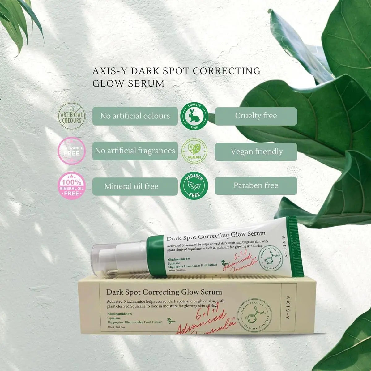 [AXIS-Y] Dark Spot Correcting Glow Serum 50Ml, Moisturizing Skincare, Blemish Remover