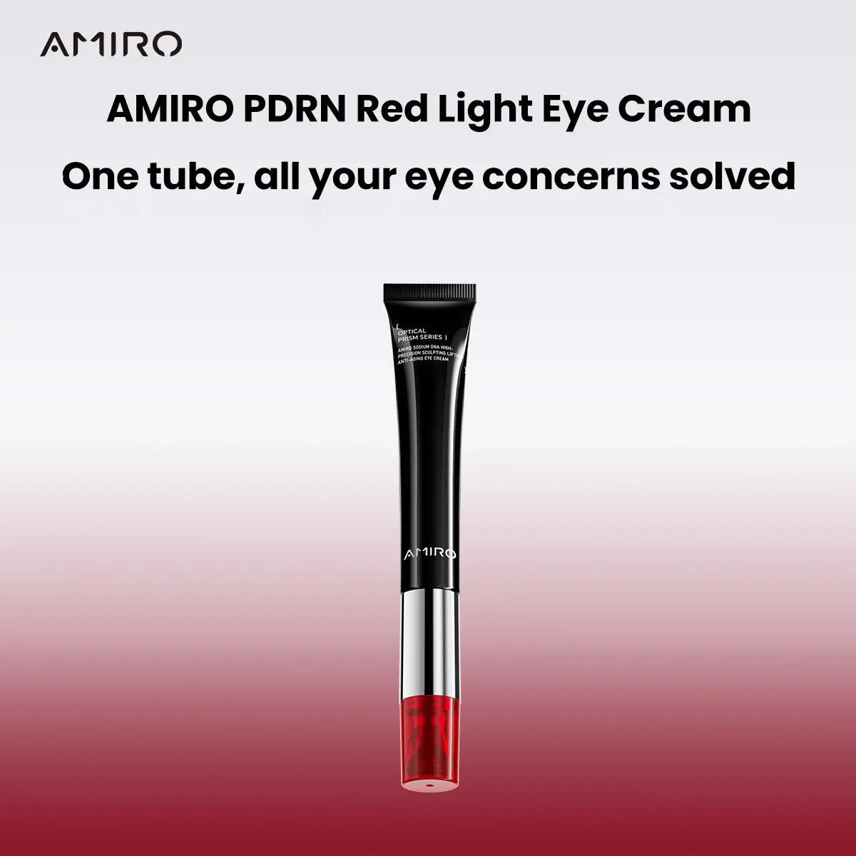 AMIRO-PDRN Red Light Eye Cream, Repairing Firming with PDRN Red Light Smooth - Radiant
