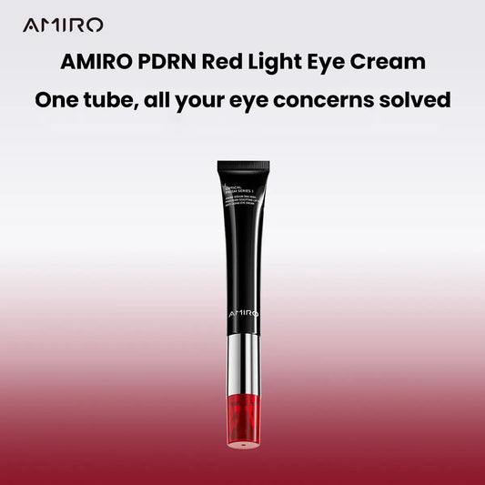AMIRO-PDRN Red Light Eye Cream, Repairing Firming with PDRN Red Light Smooth - Radiant