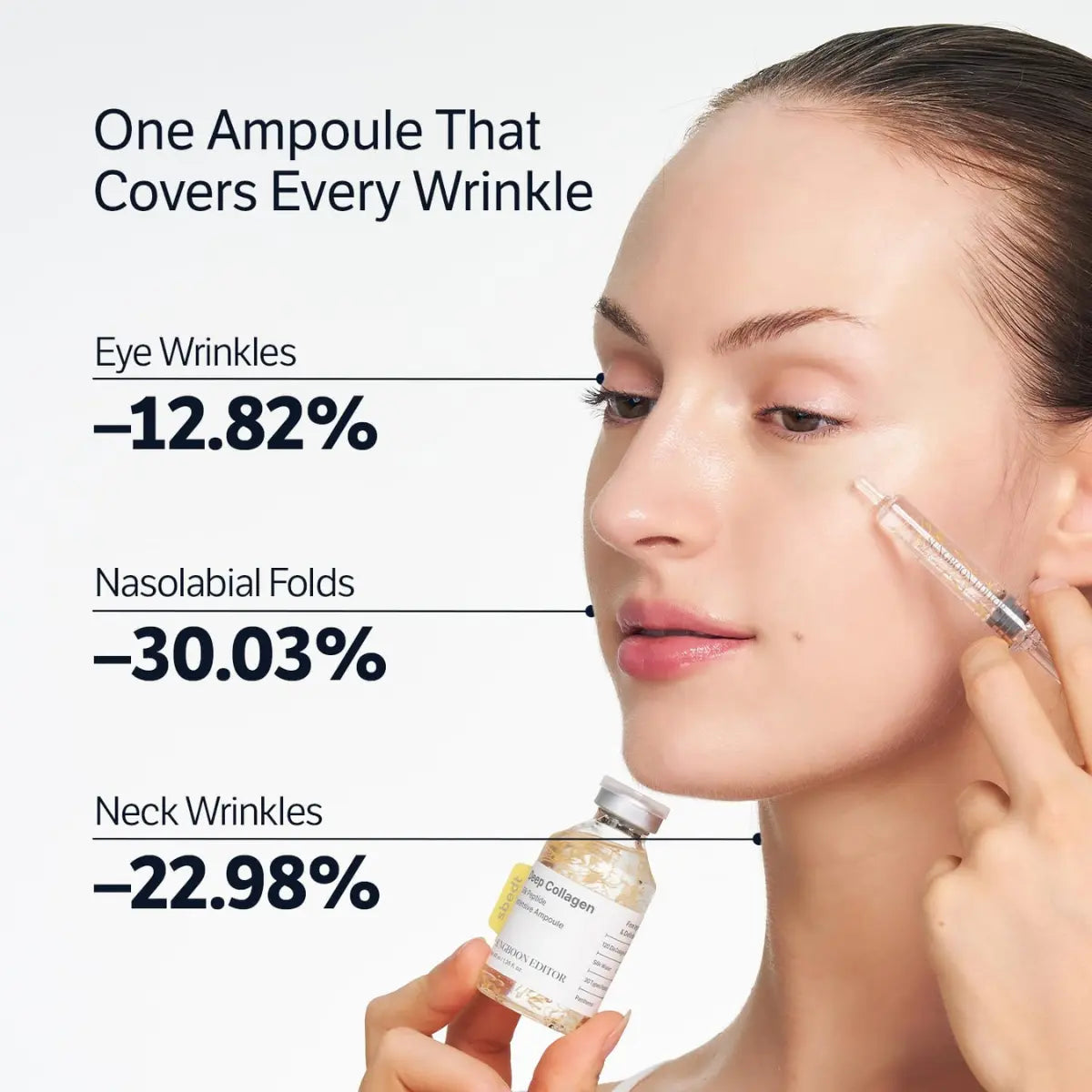 [Sungboon] Silk Lifting Peptide Ampoule | Wrinkle Care | Face-Lift at Home Serum with Peptides & Deep Collagen | Plumping, Smooth, anti Aging Korean Skincare (30Ml)