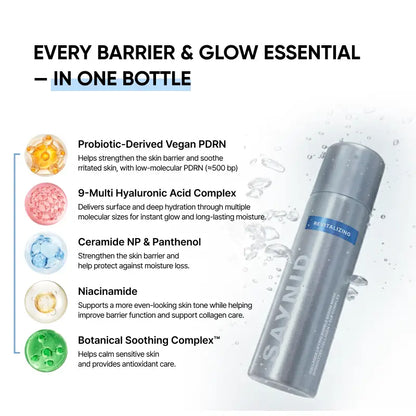 SAYNID PDRN Revitalizing CO2 Bubble Serum Mask | Fast-Absorbing Bubble Texture | Instant Glow, Skin Barrier Repair & Deep Hydration | Lightweight High Moisture Korean Skincare, 60Ml / 2.02 Fl Oz
