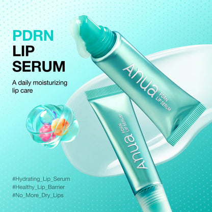 [Anua Official] PDRN Lip Serum 10Ml L All Day Hydrating Lip Serum, Salmon PDRN Collagen, Plumping, Long-Lasting Moisturizing, Dry Lips Treatment