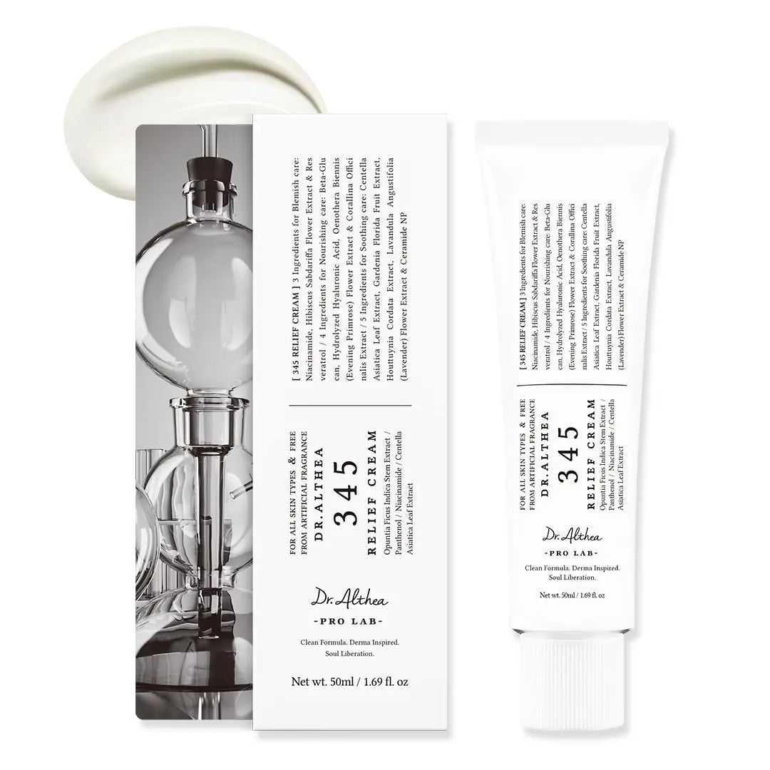 Dr. Althea Face Moisturizer – 147 Barrier / 345 Relief | Hydrating & Soothing Cream with Hyaluronic Acid, Ceramides & Niacinamide (1.7 Fl Oz)
