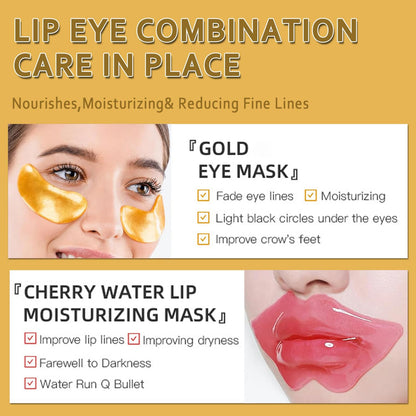 30 Pairs Lip and Eye Mask Set, anti Wrinkle Patches for Lip, under Eye Mask for Puffy Eyes, Lip Mask Bulk, Face Mask Bulk, Bachelorette Party Favors, Bulk Gifts, Teacher Appreciation Gifts