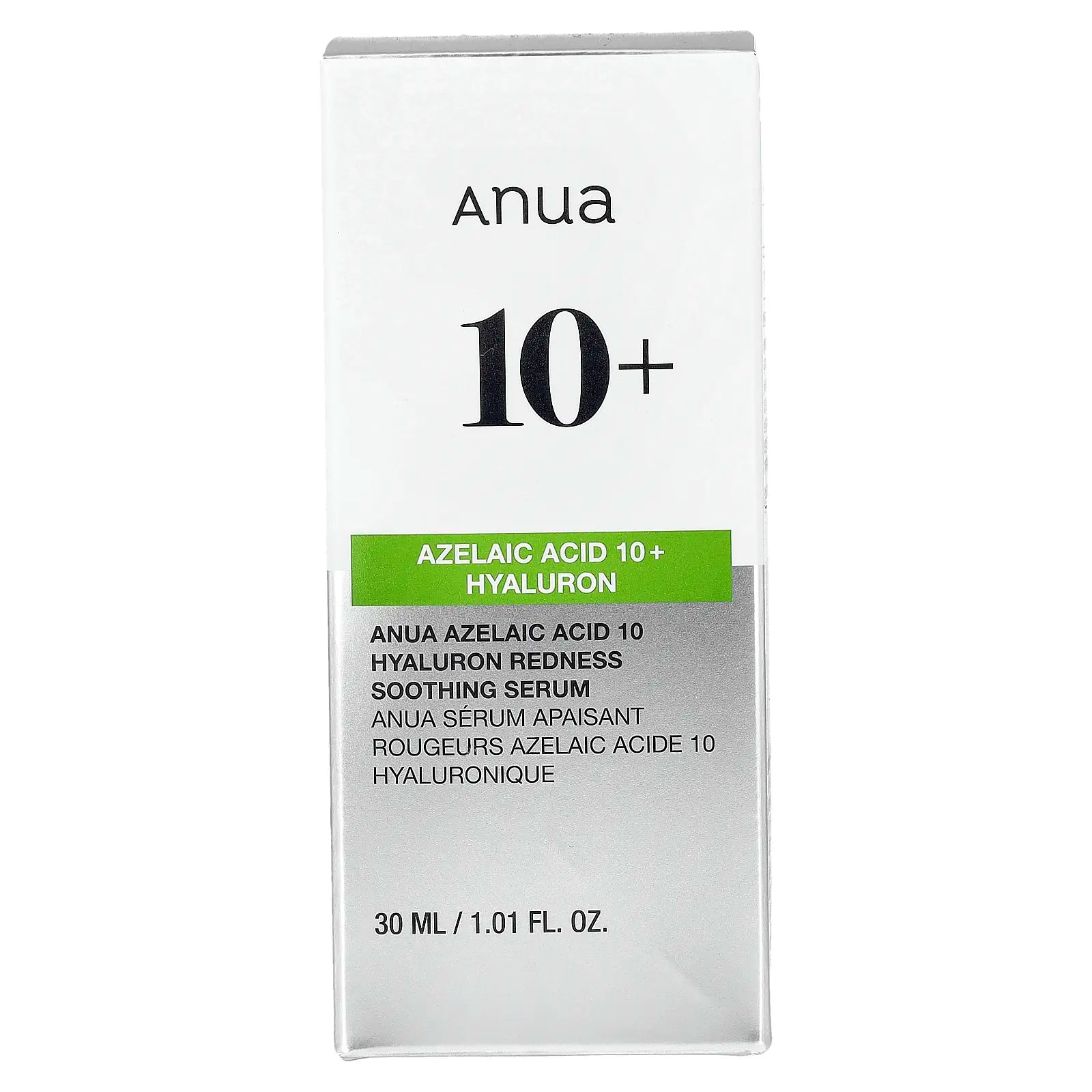 Anua Azelaic Acid 10 Hyaluron Redness Soothing Serum, 1.01 Fl Oz (30 Ml)