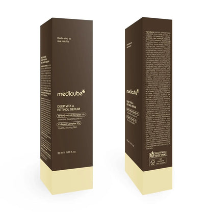 [Official Medicube Partner] Deep Vita a Retinol Serum 30Ml - Cares Post-Acne Marks, Uneven Skin Tone