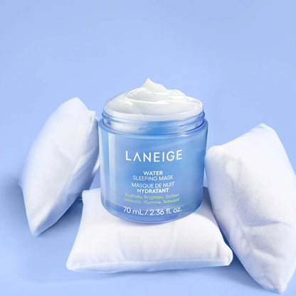 Laneige Water Sleeping Mask, Korean Skincare, Brightening, Hydrating Overnight Mask