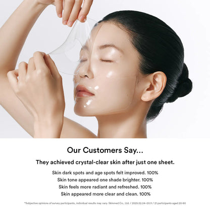 [Abib Official] Glow Collagen Mask Glutathione Film (4P) L Brightening Film Mask