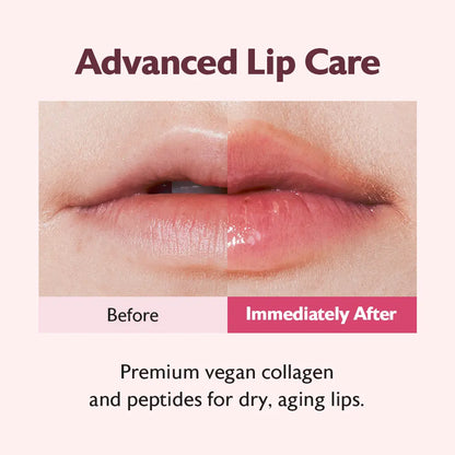 Milktouch Collagen, Peptide, PDRN Lip Balm - Vegan, Lightweight, Moisture, Smooth, Hydrate, Color Lip Balm with Squishy Silicone Tip Applicator