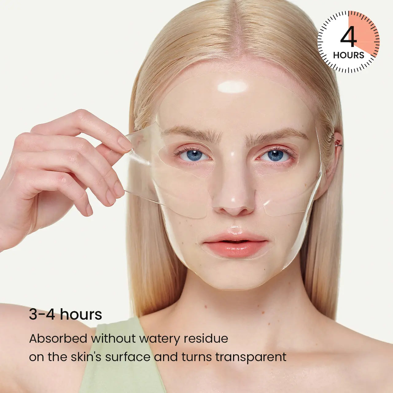 [Biodance Official] Sea Kelp Soothing Hydrogel Mask - Cooling, Sebum Control, Deep Sea Minerals 5%, Safe for Sensitive Skin, Skin Refreshing, Skin Repair, K-Beauty Facial Mask, Tiktok Exclusive (4Ea)