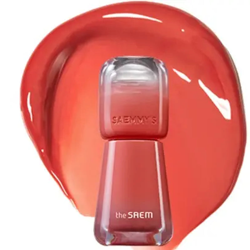 THE SAEM Ade Shot Tint Korean Lip Tint Vibrant Color Palette, Long-Lasting Formula, Hydrating & Nourishing, Precise Applicator