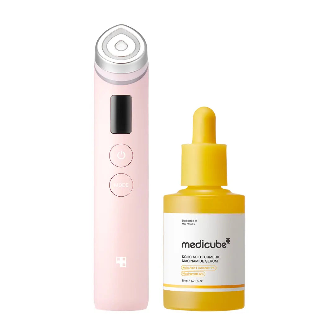 [Medicube] 310M K-Beauty PDRN Spot Care SET ㅣBooster Pro K-Beauty Viral Glass Glow Device + Salmon PDRN Pink Peptide Serum