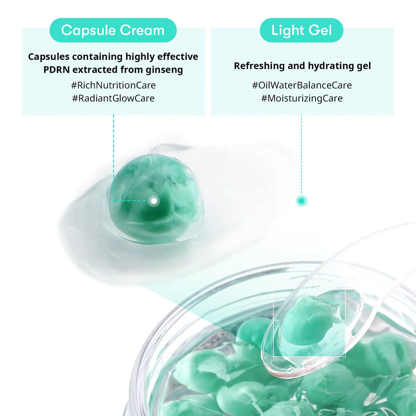 [VT Official] PDRN Capsule Cream 50Ml / Vegan Salmon DNA, 100,000 PPM PDRN, Viral PDRN Capsule Cream, Enhanced Absorption Ceramide Infused Ceramide Panthenol Moisture