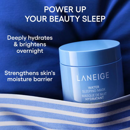 Laneige Water Sleeping Mask, Korean Skincare, Brightening, Hydrating Overnight Mask