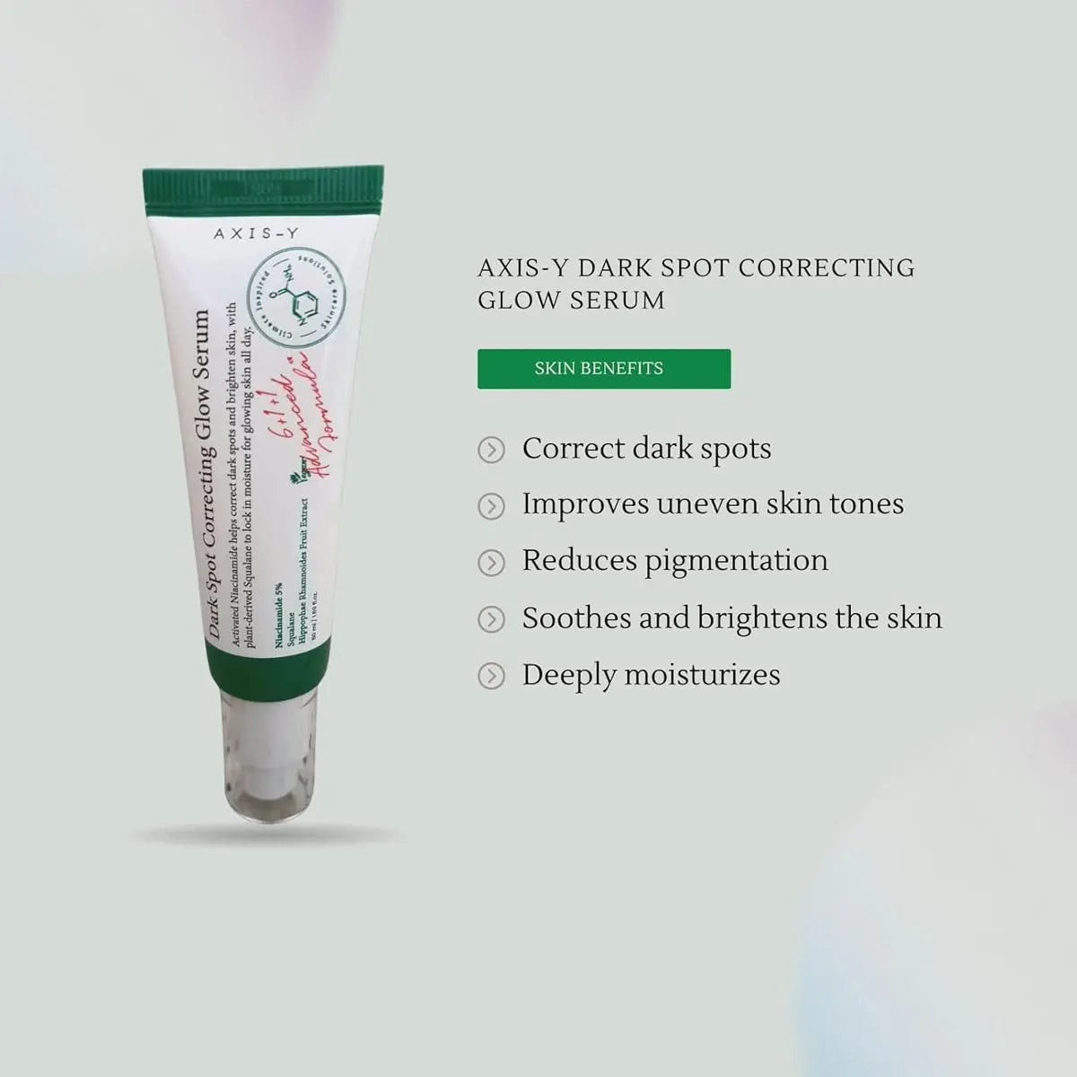 [AXIS-Y] Dark Spot Correcting Glow Serum 50Ml, Moisturizing Skincare, Blemish Remover