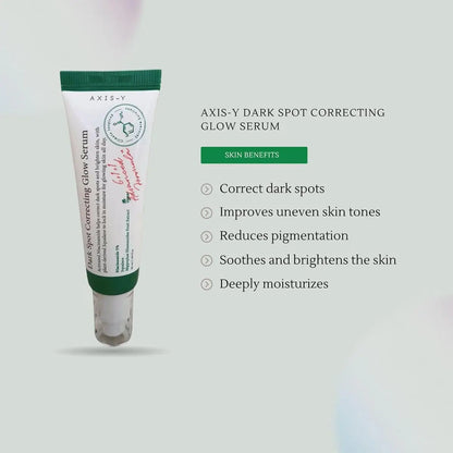 [AXIS-Y] Dark Spot Correcting Glow Serum 50Ml, Moisturizing Skincare, Blemish Remover