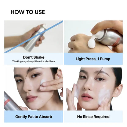 SAYNID PDRN Revitalizing CO2 Bubble Serum Mask | Fast-Absorbing Bubble Texture | Instant Glow, Skin Barrier Repair & Deep Hydration | Lightweight High Moisture Korean Skincare, 60Ml / 2.02 Fl Oz