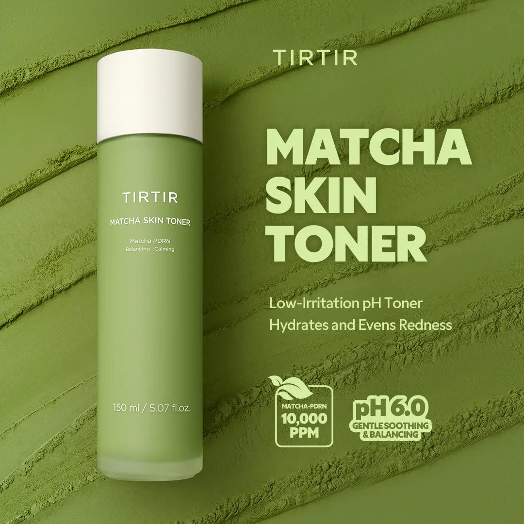 [TIRTIR Official] Matcha Soothing Skin Set | Redness Relief & Deep Hydration