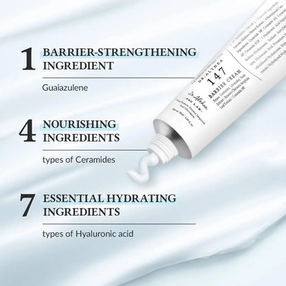 Dr. Althea Face Moisturizer – 147 Barrier / 345 Relief | Hydrating & Soothing Cream with Hyaluronic Acid, Ceramides & Niacinamide (1.7 Fl Oz)