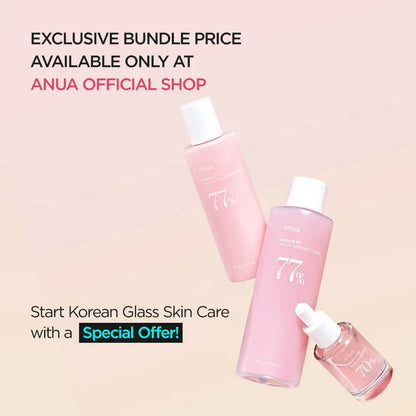 [Anua] BTS Pink Skincare Set (Milky Toner + Peach Niacinamide Serum + Lotion)｜Korean Skincare, Niacinamide Serum, Brightening, Moisture, Hydrate, Gentle
