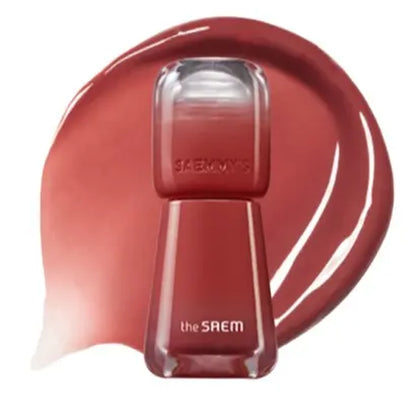 THE SAEM Ade Shot Tint Korean Lip Tint Vibrant Color Palette, Long-Lasting Formula, Hydrating & Nourishing, Precise Applicator