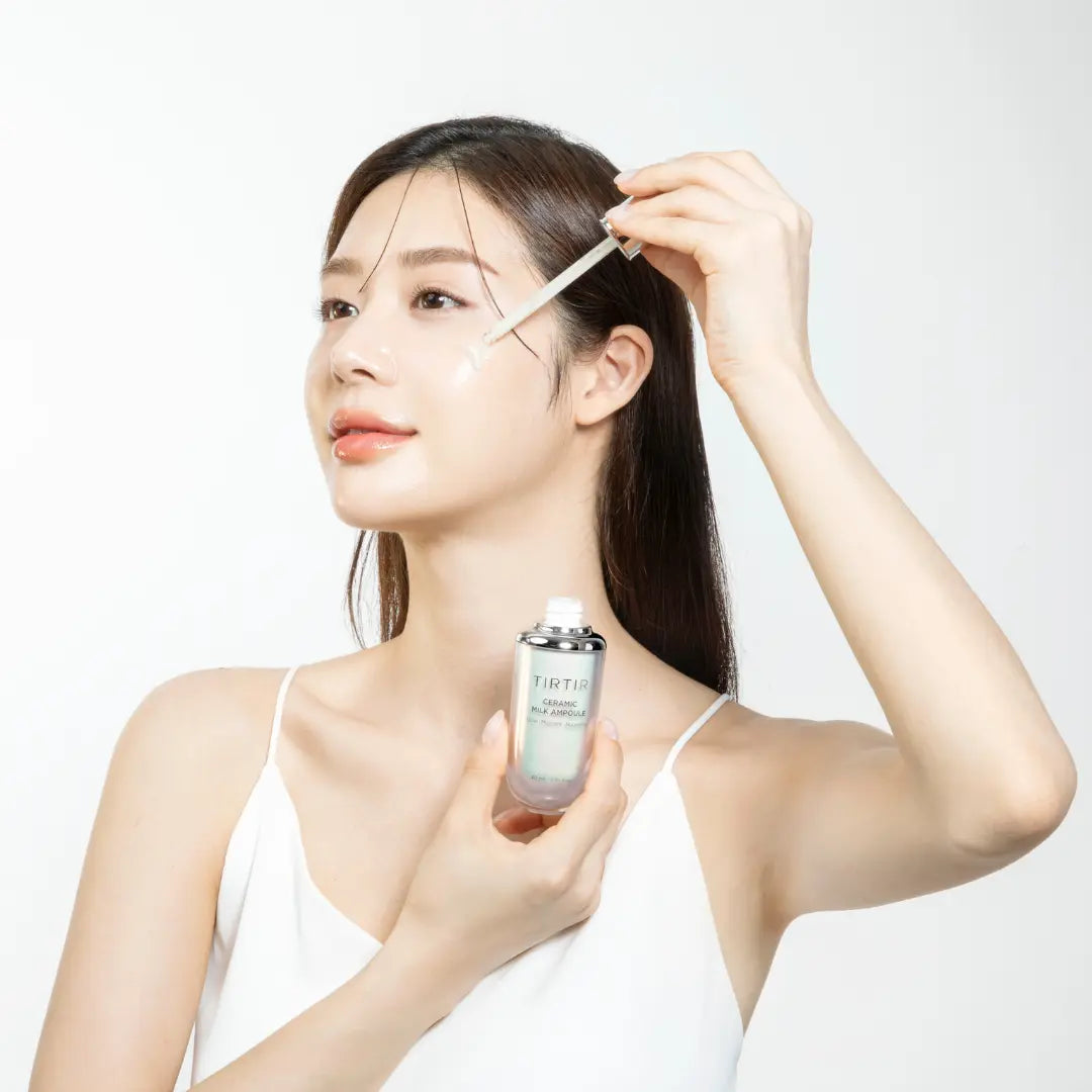 [TIRTIR Official] Ceramic Milk Ampoule 40Ml Hydrating Moisture Skincare Serum