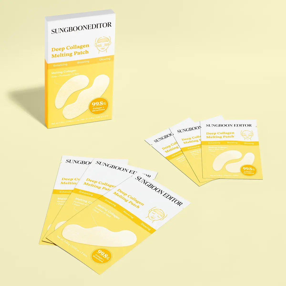 Sungboon Editor - Deep Collagen Melting Patch (6 Pcs) | 95% HIGH-CONCENTRATION DISSOLVABLE COLLAGEN PATCHES