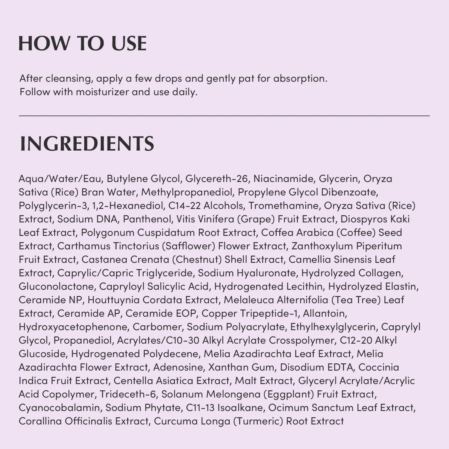 EQQUALBERRY Purple PDRN Pore Minimizing Serum – Vegan Collagen & Peptides for Pore Refining & Skin Elasticity | Niacinamide & CICA Exosome for Brightening & Calming | Korean Glass Skin, 1.01 FL OZ