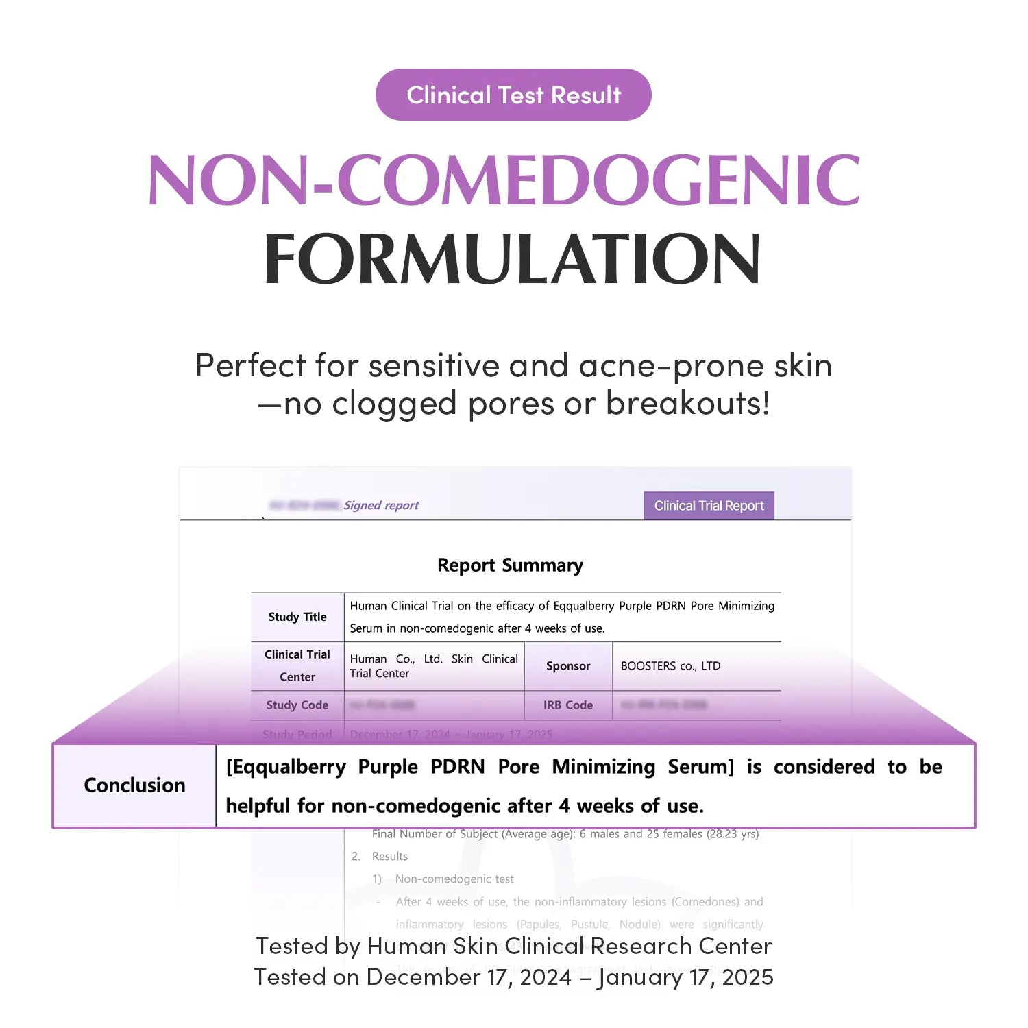 EQQUALBERRY Purple PDRN Pore Minimizing Serum – Vegan Collagen & Peptides for Pore Refining & Skin Elasticity | Niacinamide & CICA Exosome for Brightening & Calming | Korean Glass Skin, 1.01 FL OZ