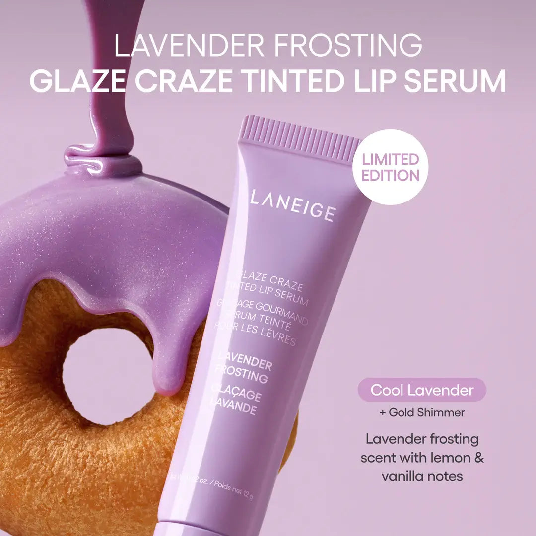 Laneige Glaze Craze Tinted Lip Serum Extension, Cool-Toned Shades, Limited Edition