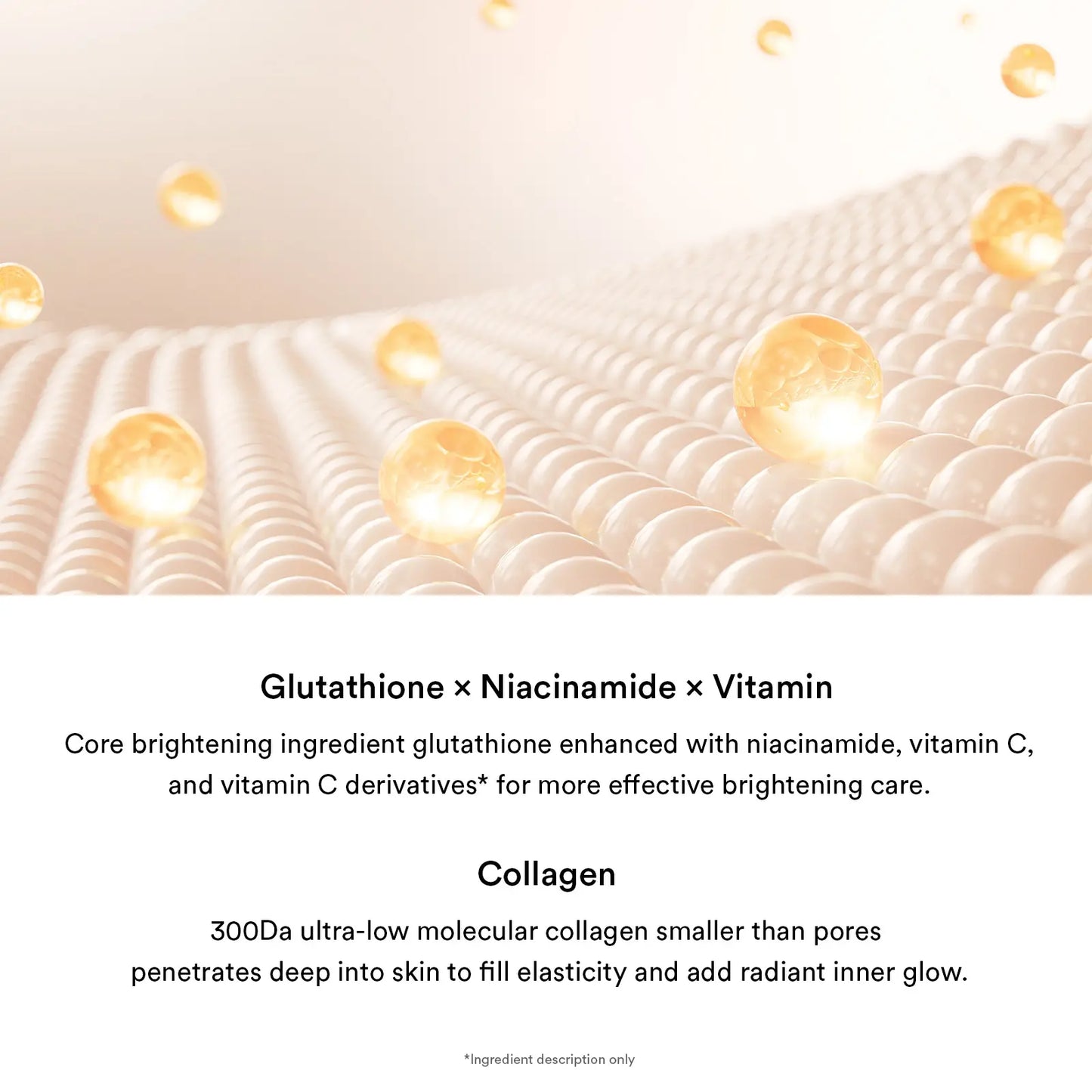 [Abib Official] Glow Collagen Mask Glutathione Film (4P) L Brightening Film Mask