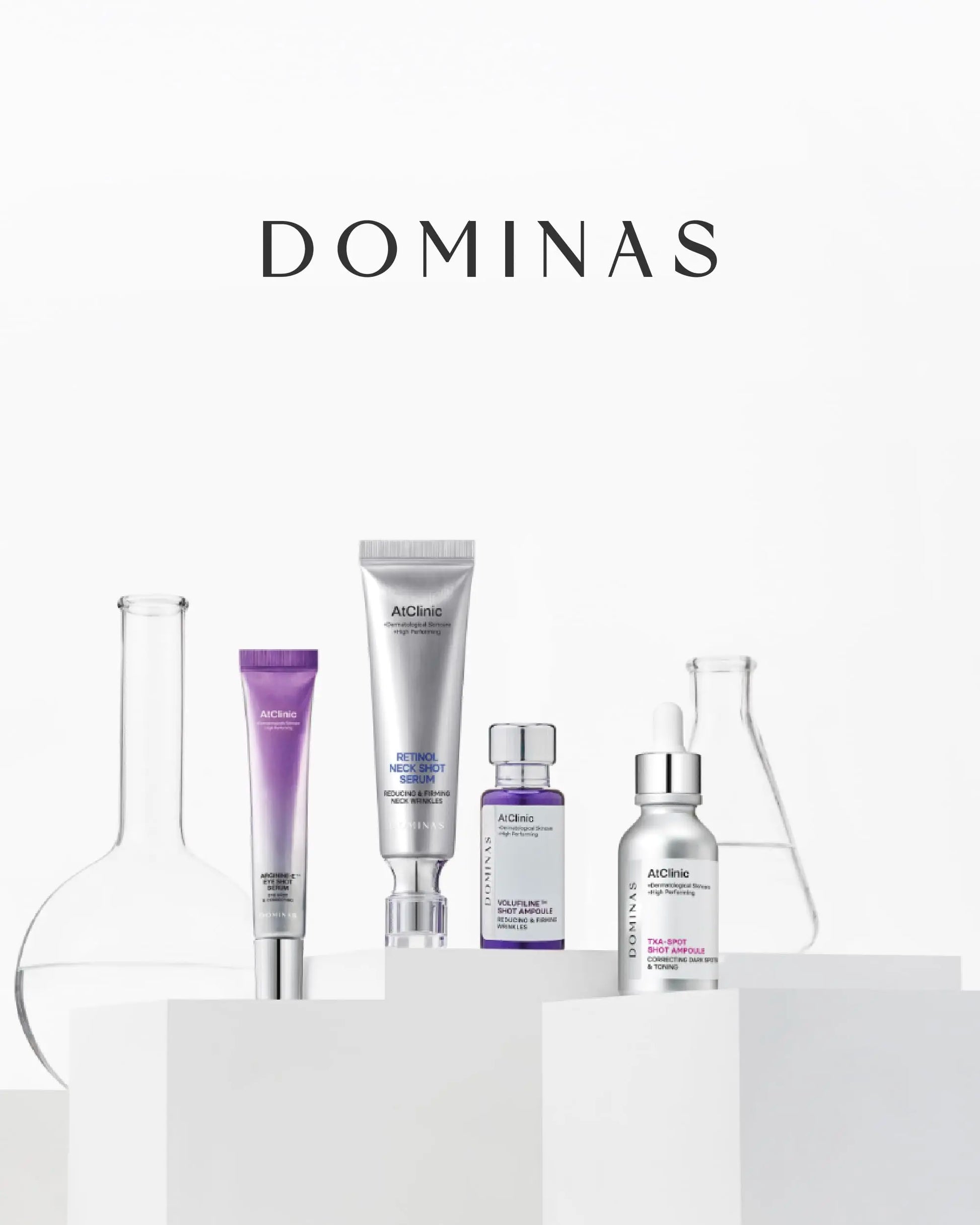 DOMINAS Atclinic Volufiline Wrinkle Shot Serum with 5% Volufiline & E-PDRN for Korean Skin Repair Reducing Wrinkles in 2 Weeks